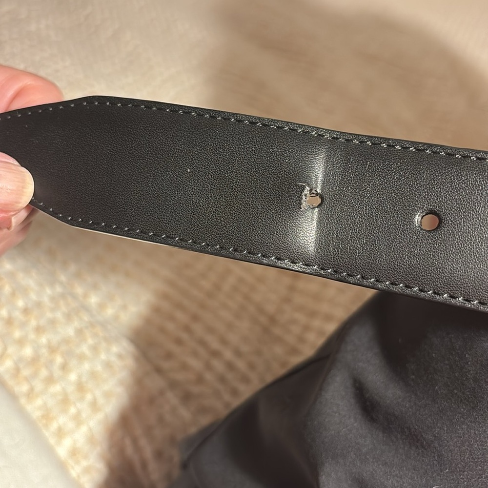 Nordstrom men’s black leather belt - Picture 9 of 9